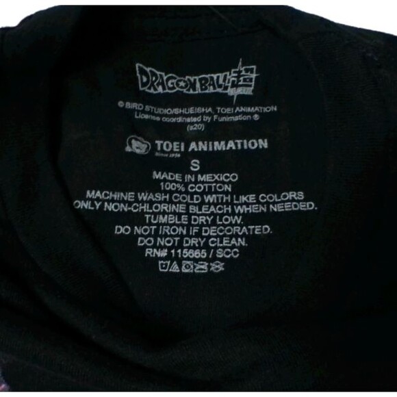 Dragon Ball Z Adult Size Small Shirt Black Fighter Freeza Final Attack Anime - Picture 3 of 4